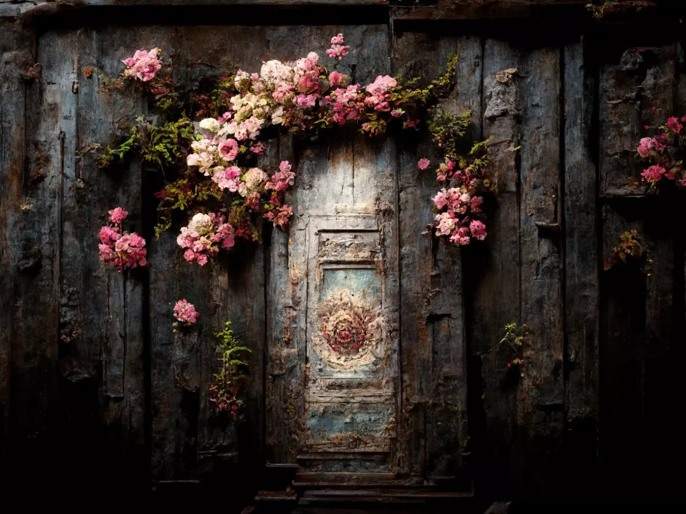 Secret Garden 68X5 Fleece ( 80 X 60 Inch ) Backdrop