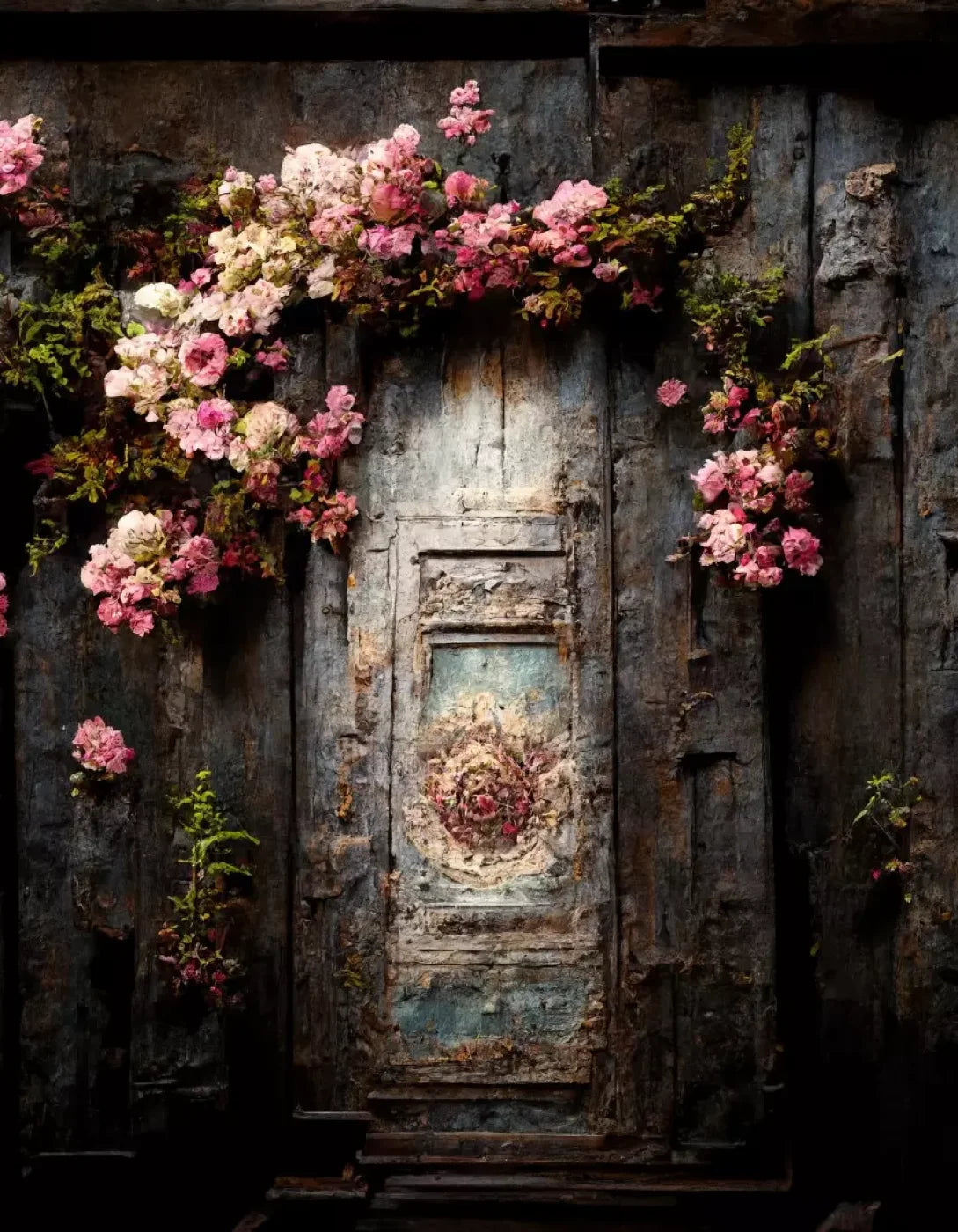 Secret Garden 6X8 Fleece ( 72 X 96 Inch ) Backdrop