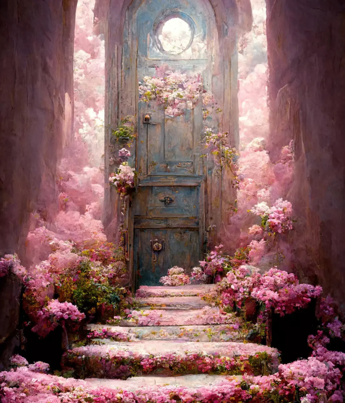 Secret Garden Arch L 10X12 Ultracloth ( 120 X 144 Inch ) Backdrop