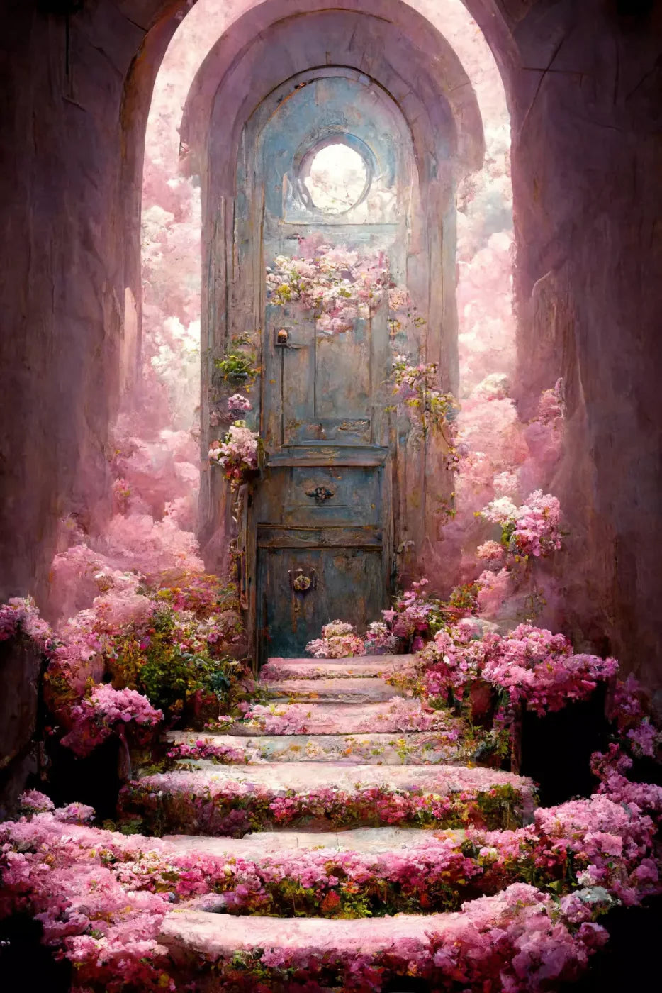 Secret Garden Arch L 5X8 Ultracloth ( 60 X 96 Inch ) Backdrop