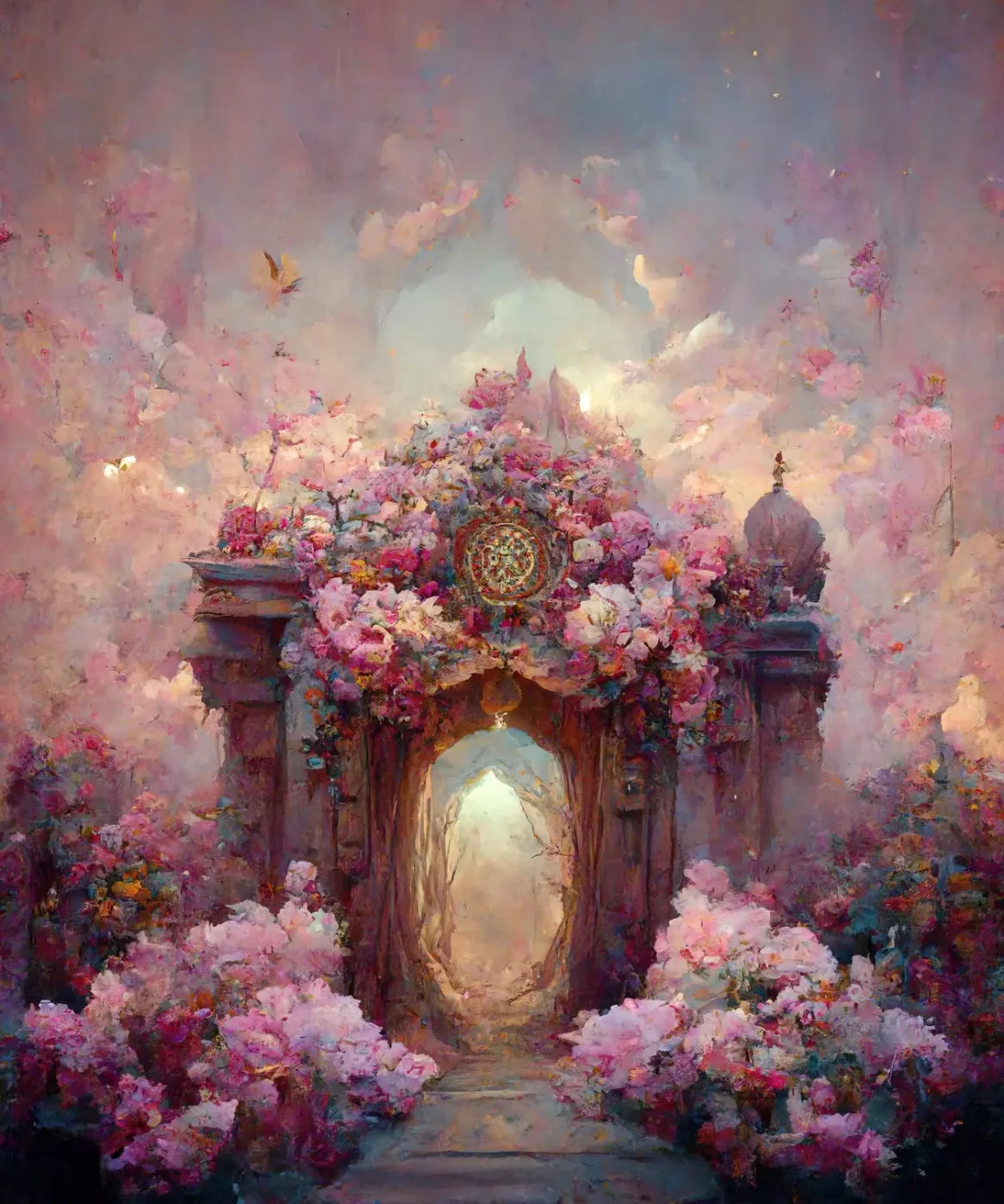 Secret Garden Entrance 10’X12’ Ultracloth (120 X 144 Inch) Backdrop