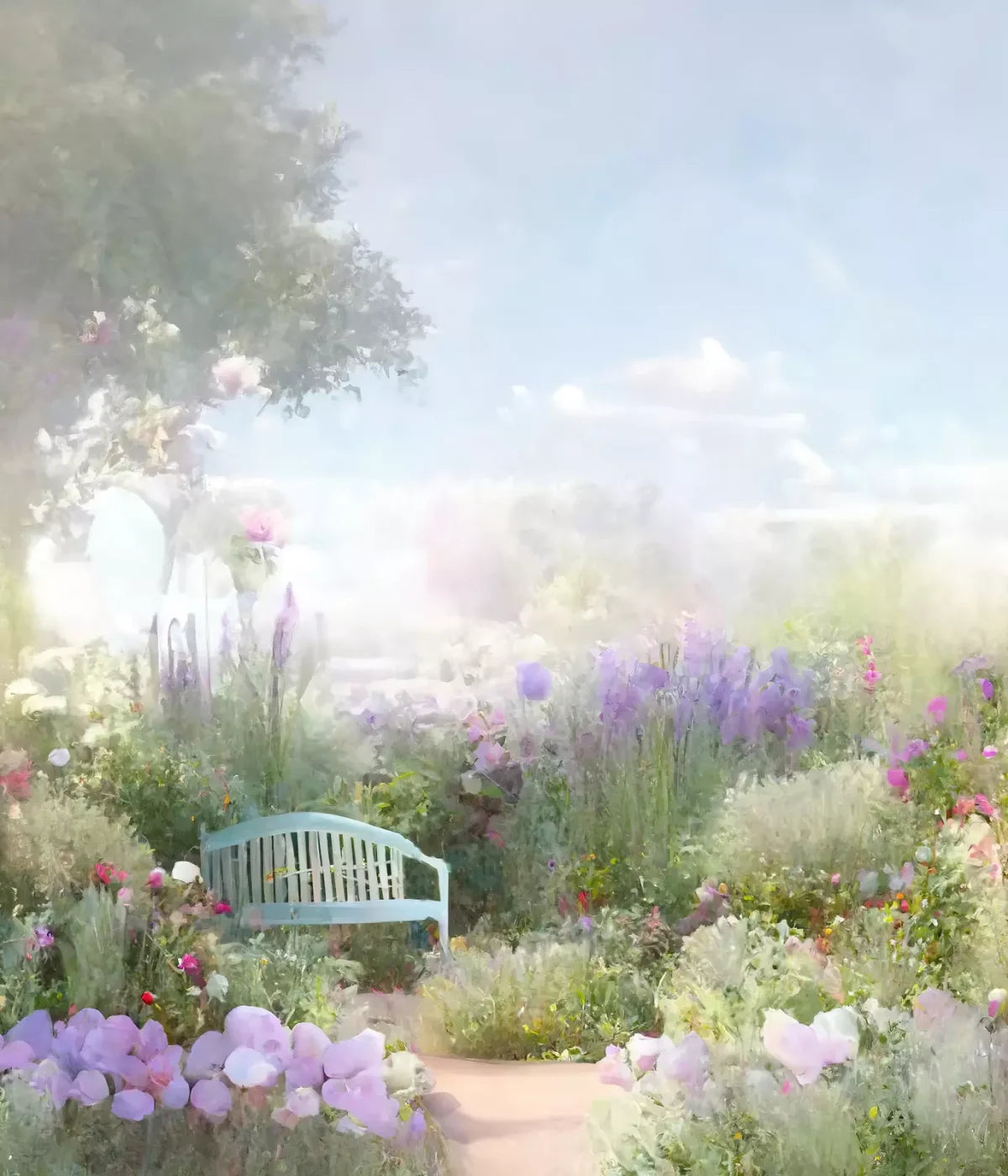 Secret Garden I 10X12 Ultracloth ( 120 X 144 Inch ) Backdrop