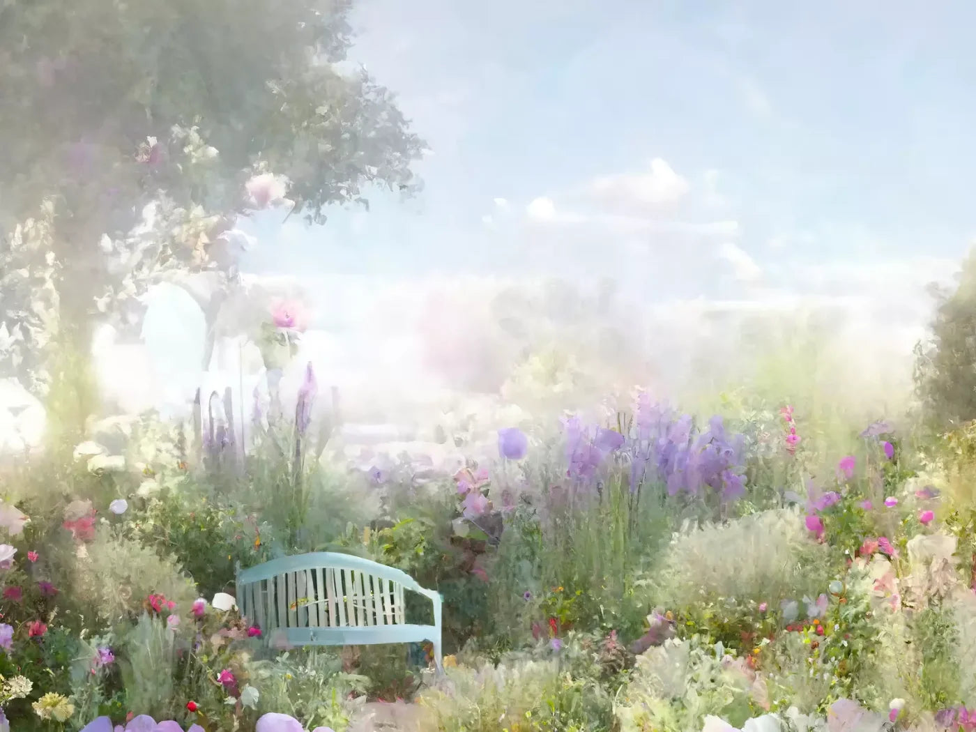 Secret Garden I 7X5 Ultracloth ( 84 X 60 Inch ) Backdrop