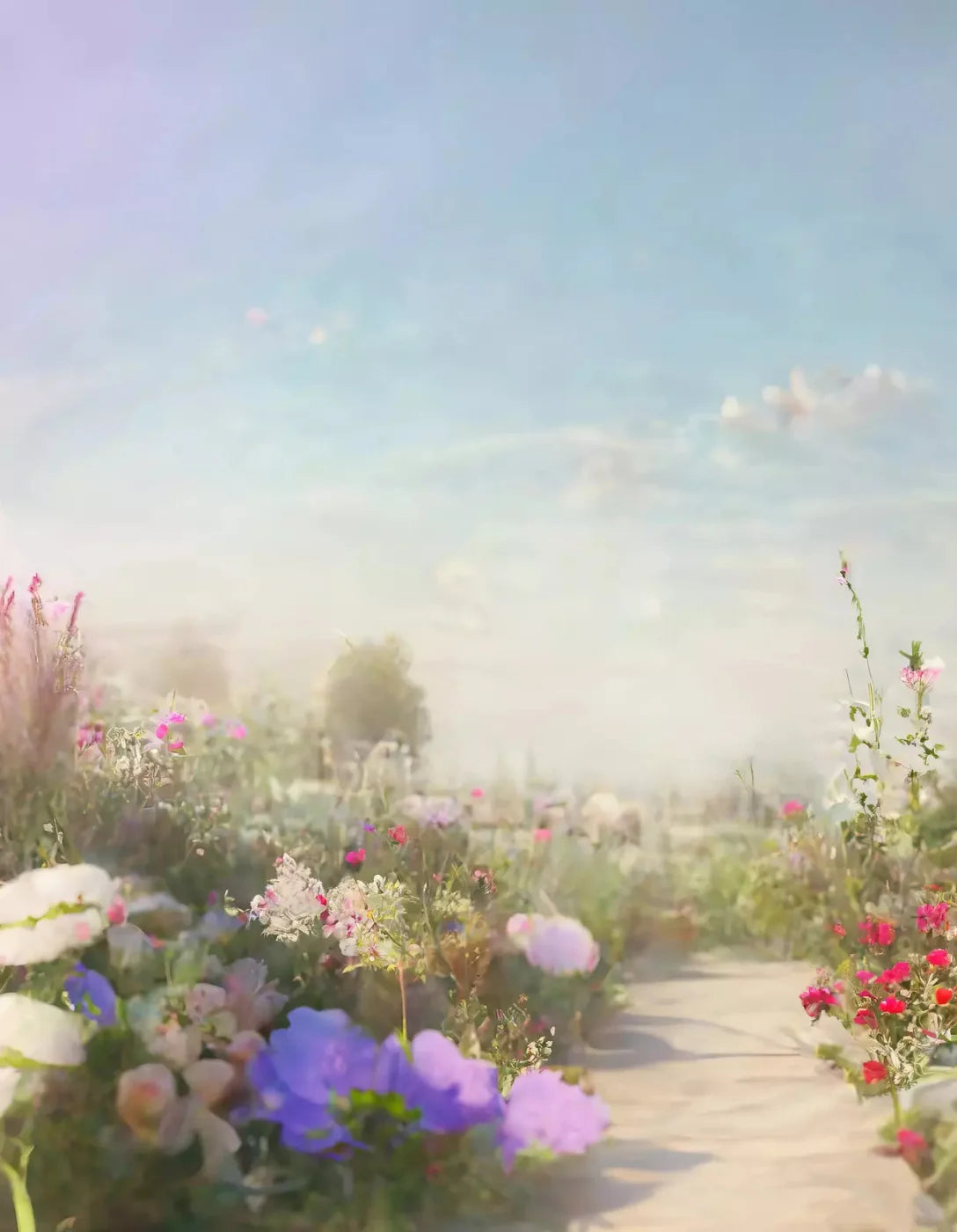 Secret Garden Ii 6X8 Fleece ( 72 X 96 Inch ) Backdrop