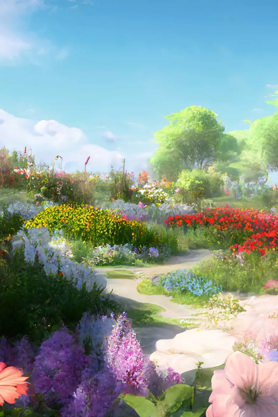Secret Garden Iii 5X8 Ultracloth ( 60 X 96 Inch ) Backdrop