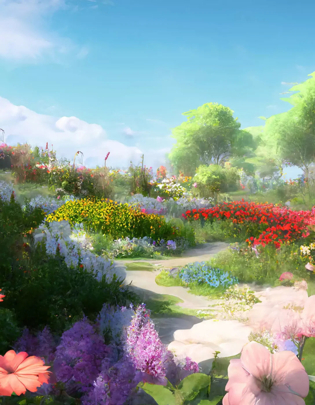 Secret Garden Iii 6X8 Fleece ( 72 X 96 Inch ) Backdrop