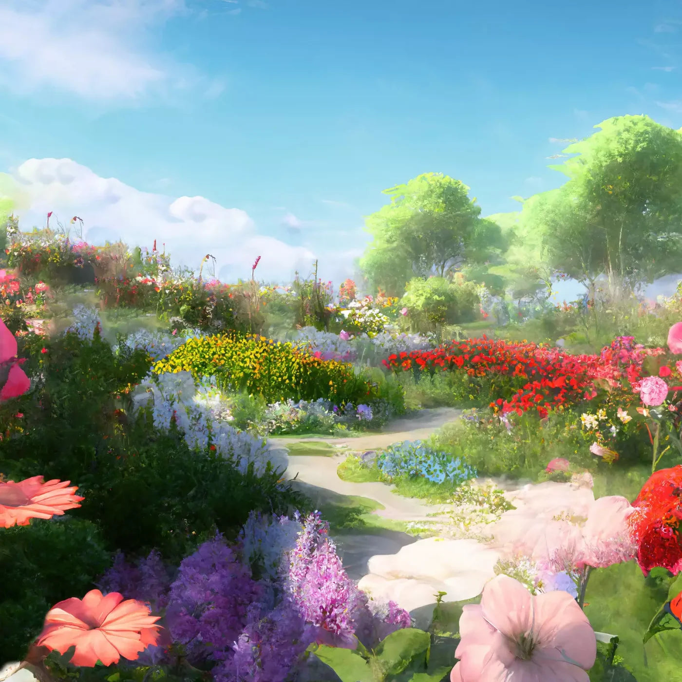 Secret Garden Iii 8X8 Fleece ( 96 X Inch ) Backdrop