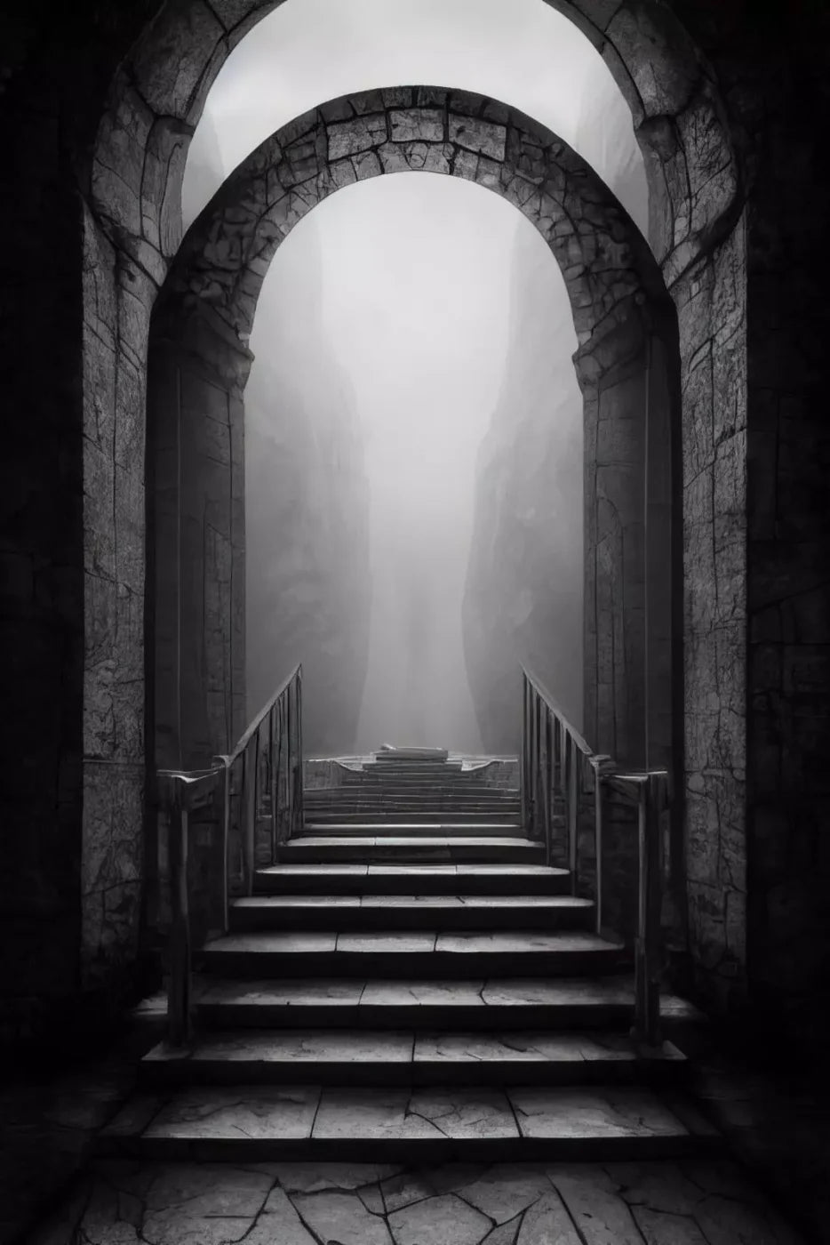 Secret Passage 5X8 Ultracloth ( 60 X 96 Inch ) Backdrop