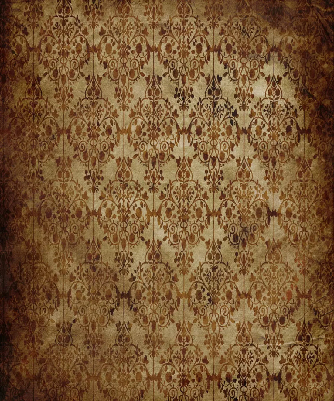 Brown Damask Backdrop for Photography