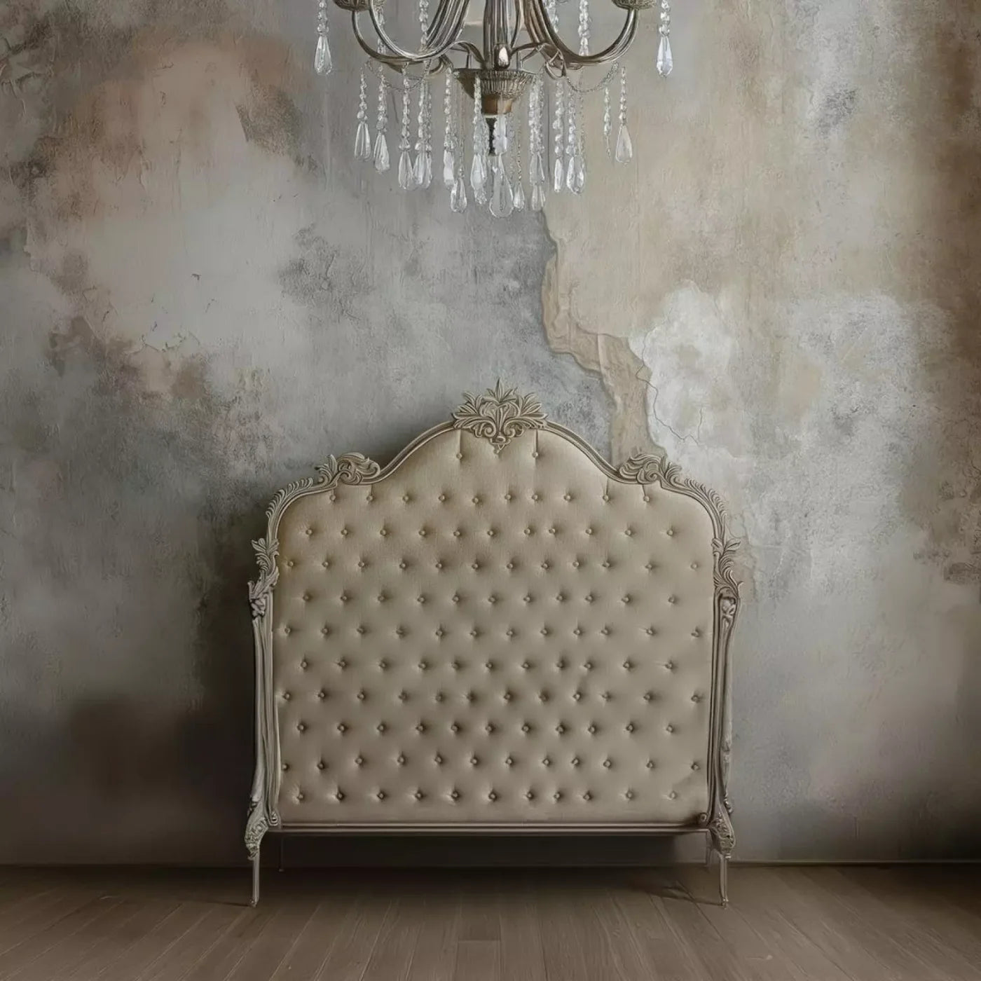 Shabby Chic Bedroom Wall Iv 10’X10’ Ultracloth (120 X Inch) Backdrop