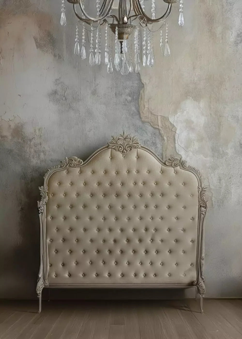 Shabby Chic Bedroom Wall Iv 5’X7’ Ultracloth (60 X 84 Inch) Backdrop