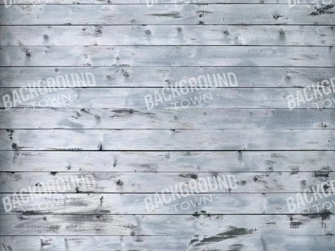 Shabby Chic Blue Rubbermat Floor 7X5 ( 84 X 60 Inch )