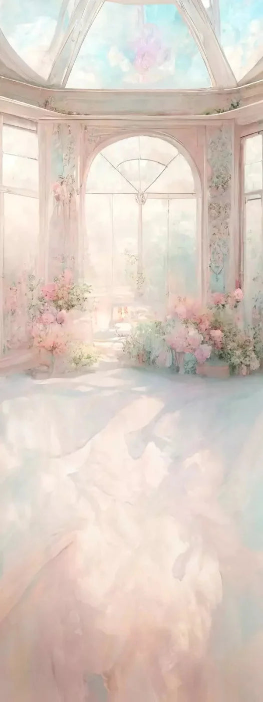 Shabby Chic Sunroom Iv Sweep 8X20 Ultracloth ( 96 X 240 Inch ) Backdrop