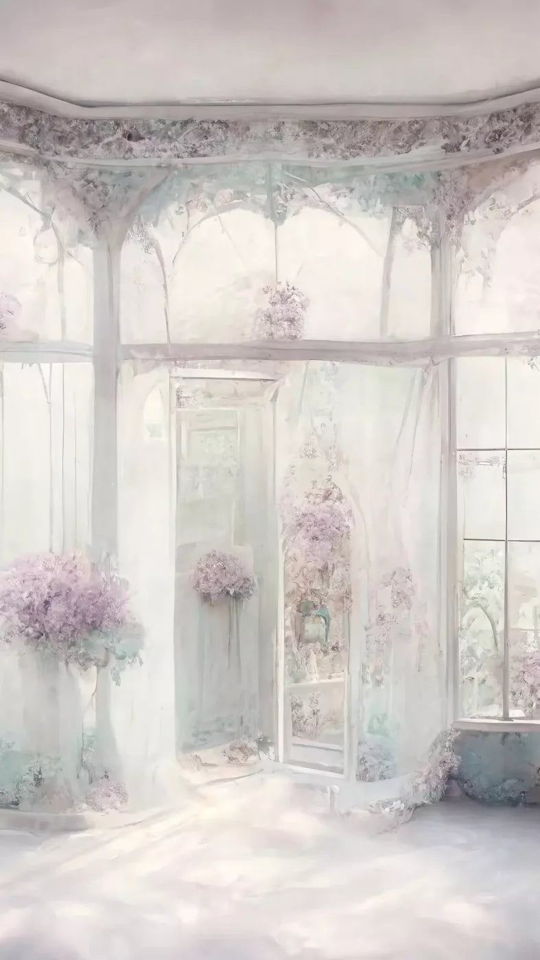 Shabby Chic Sunroom V 8’X14’ Ultracloth (96 X 168 Inch) Backdrop
