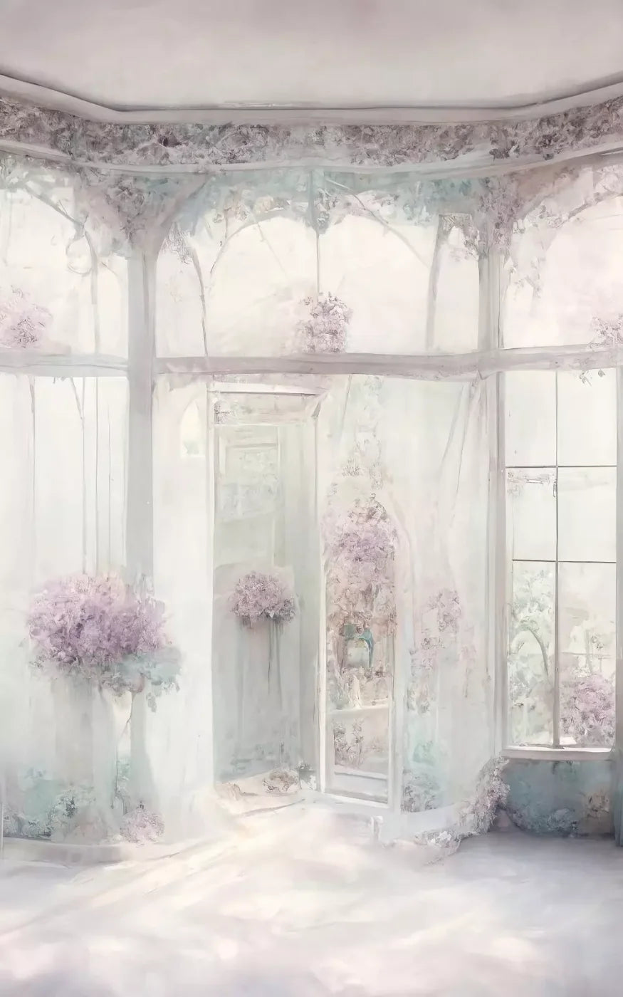 Shabby Chic Sunroom V 9’X14’ Ultracloth (108 X 168 Inch) Backdrop