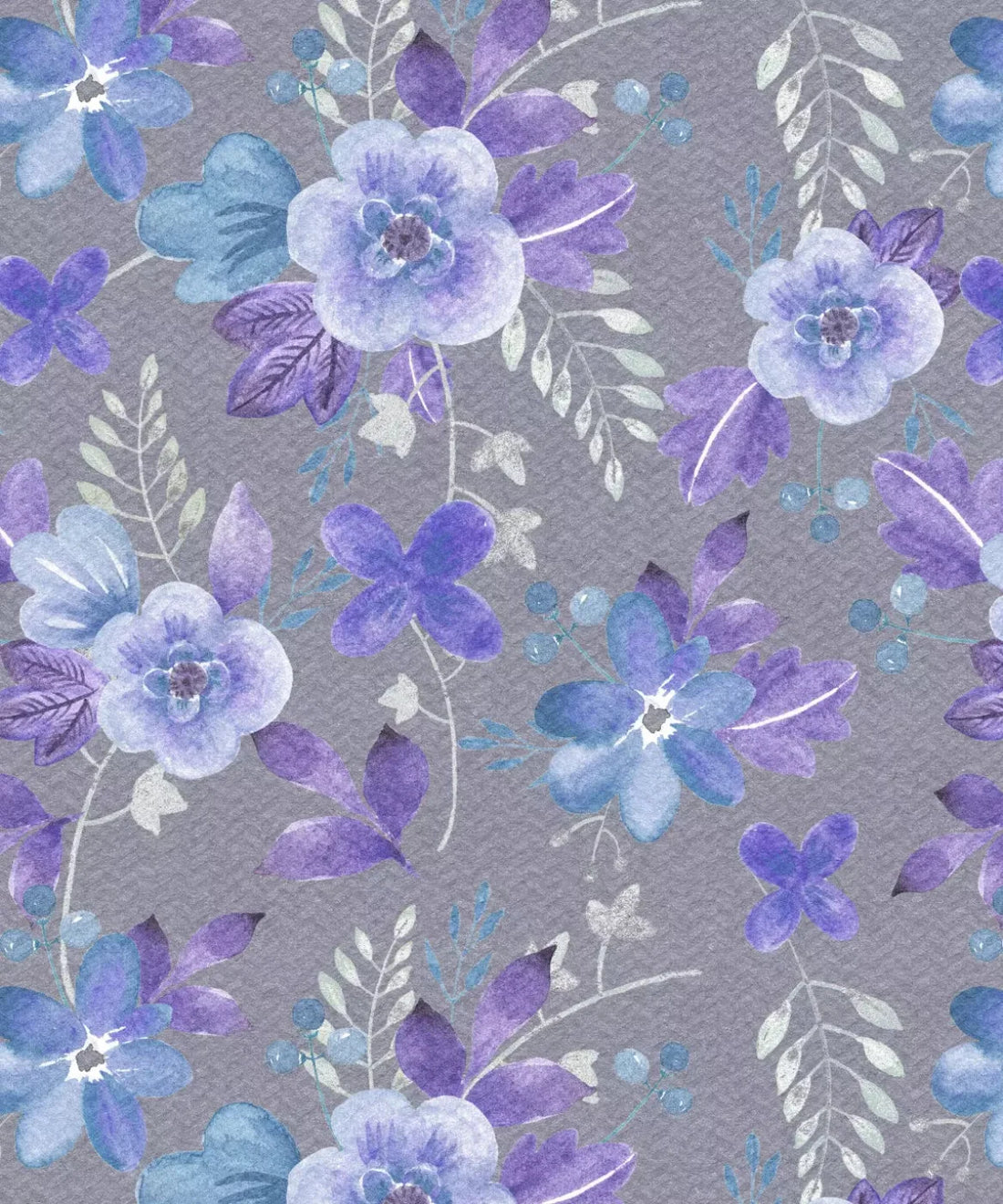 Purple Floral Backdrop for Photography