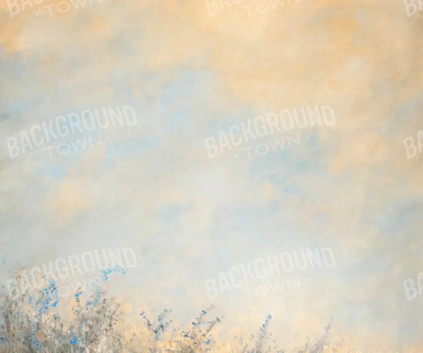 Yellow Blue Backdrop for Photography
