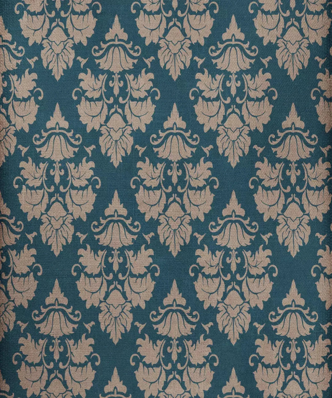 Blue Damask Backdrop for Photography