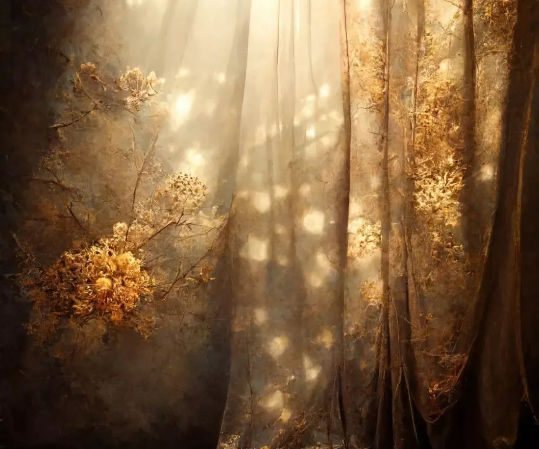 Shimmering Autumn 5’X4’2 Fleece (60 X 50 Inch) Backdrop