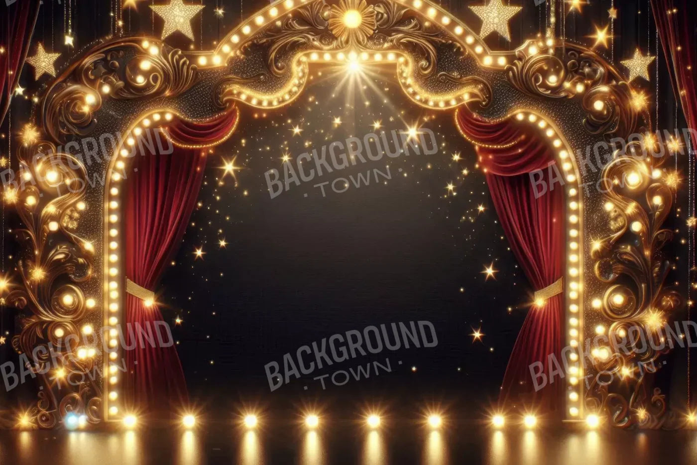 Show Time 12’X8’ Ultracloth (144 X 96 Inch) Backdrop