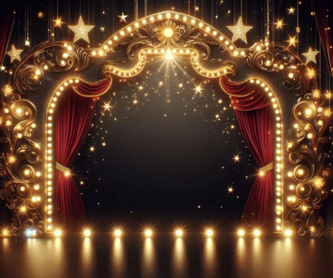 Show Time 5’X4’2 Fleece (60 X 50 Inch) Backdrop