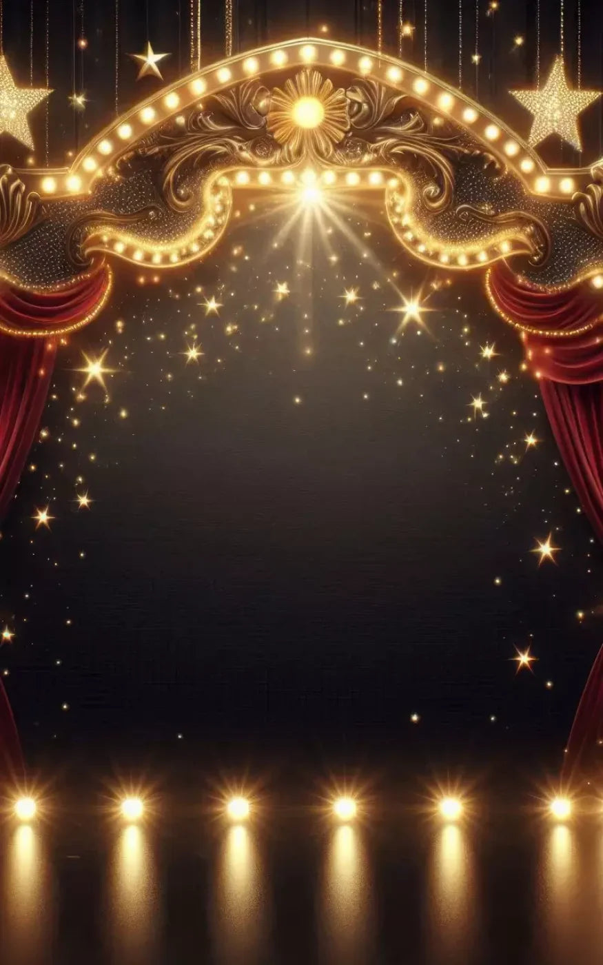 Show Time 5’X8’ Ultracloth (60 X 96 Inch) Backdrop