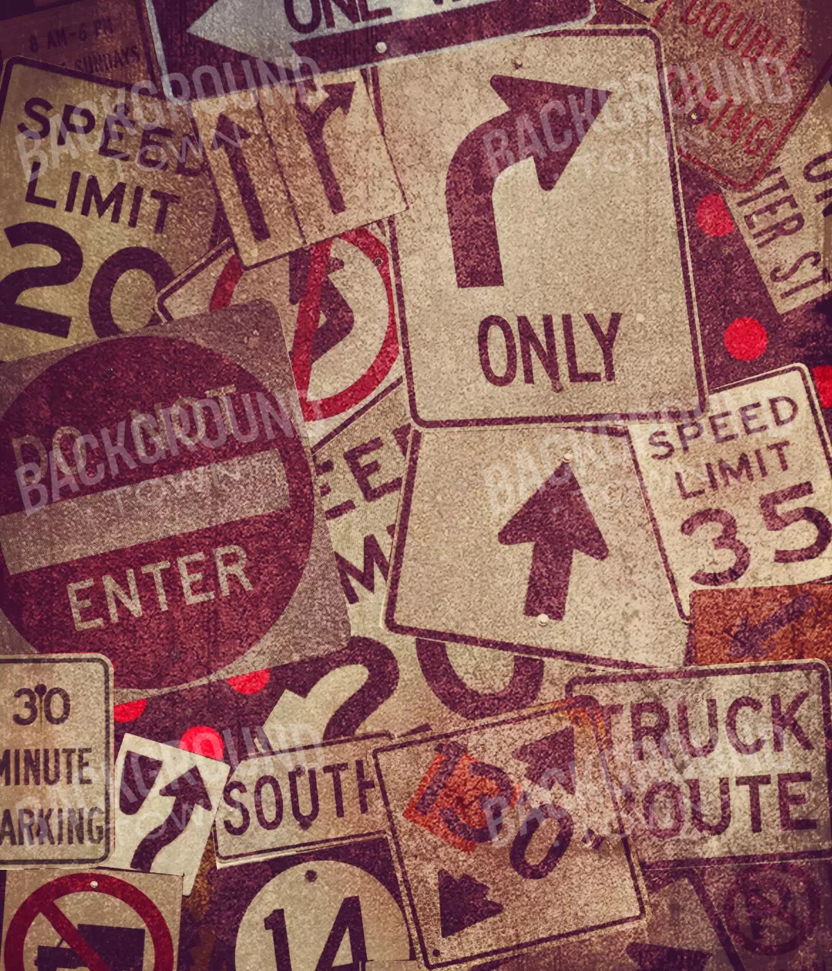 Signs 10X12 Ultracloth ( 120 X 144 Inch ) Backdrop