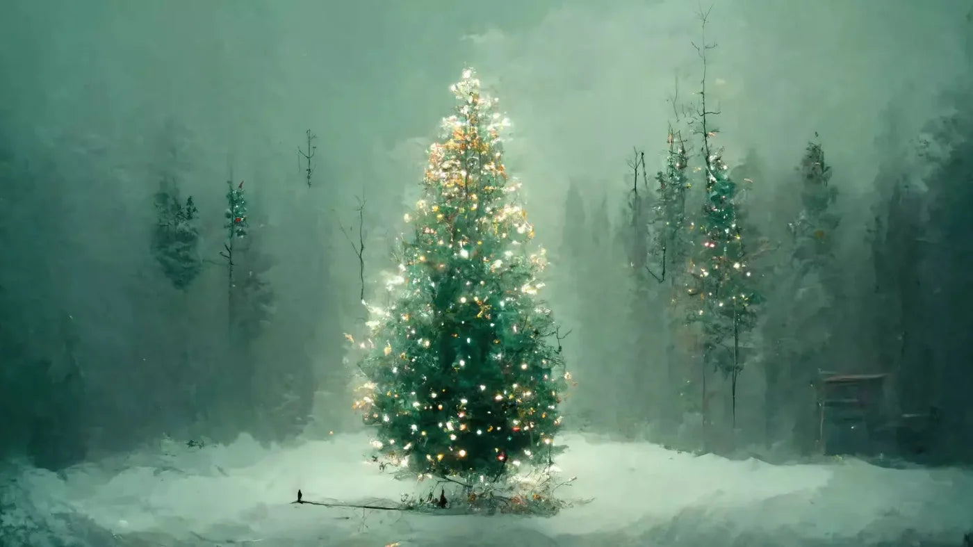 Silent Night 14X8 Ultracloth ( 168 X 96 Inch ) Backdrop