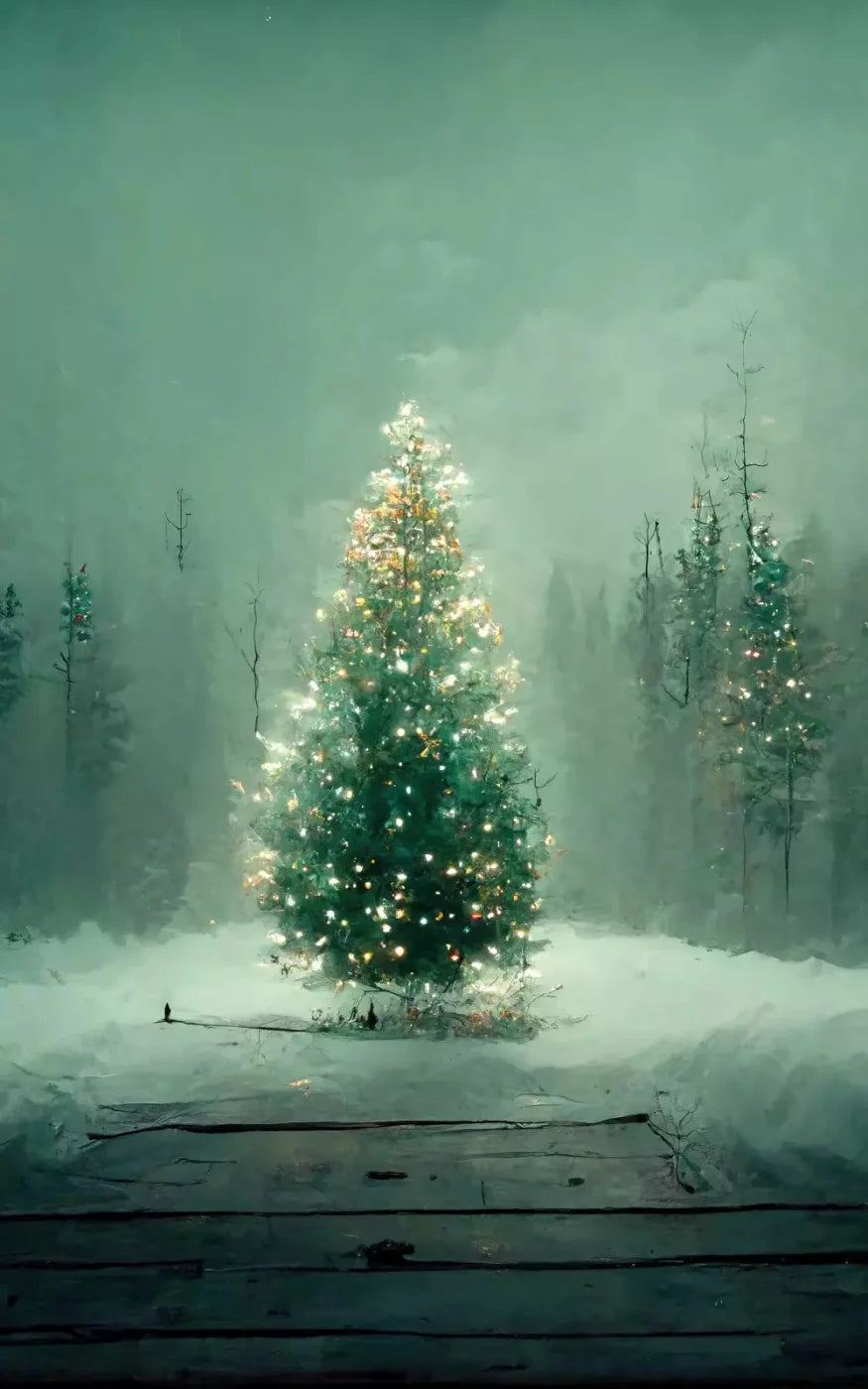 Silent Night 9X14 Ultracloth ( 108 X 168 Inch ) Backdrop