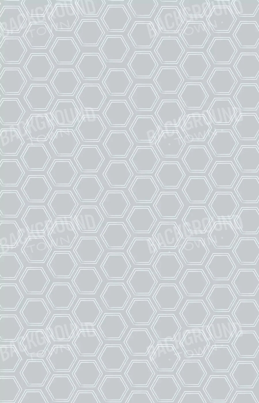 Silver Hex 8X12 Ultracloth ( 96 X 144 Inch ) Backdrop