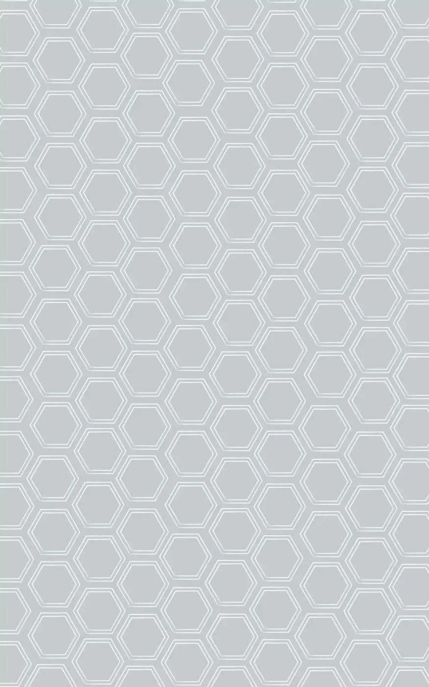 Silver Hex 9X14 Ultracloth ( 108 X 168 Inch ) Backdrop