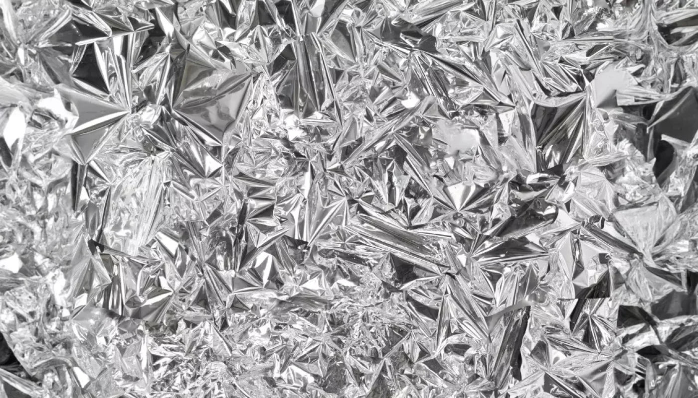 Silver Mylar 14’X8’ Ultracloth (168 X 96 Inch) Backdrop