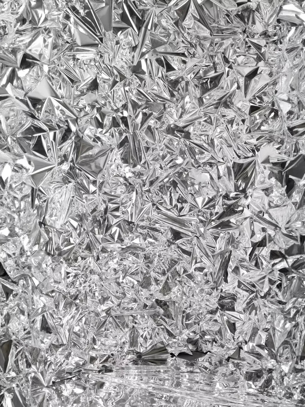 Silver Mylar 6’X8’ Fleece (72 X 96 Inch) Backdrop