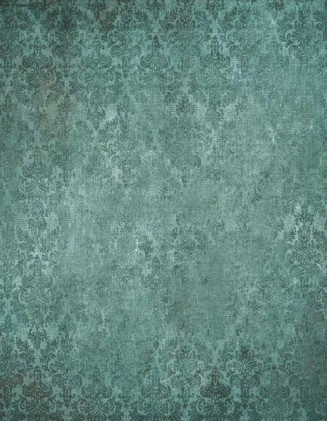 Silver Sage Damask 6X8 Fleece ( 72 X 96 Inch ) Backdrop