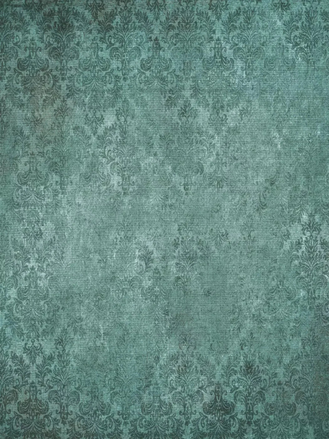 Silver Sage Damask 8X10 Fleece ( 96 X 120 Inch ) Backdrop