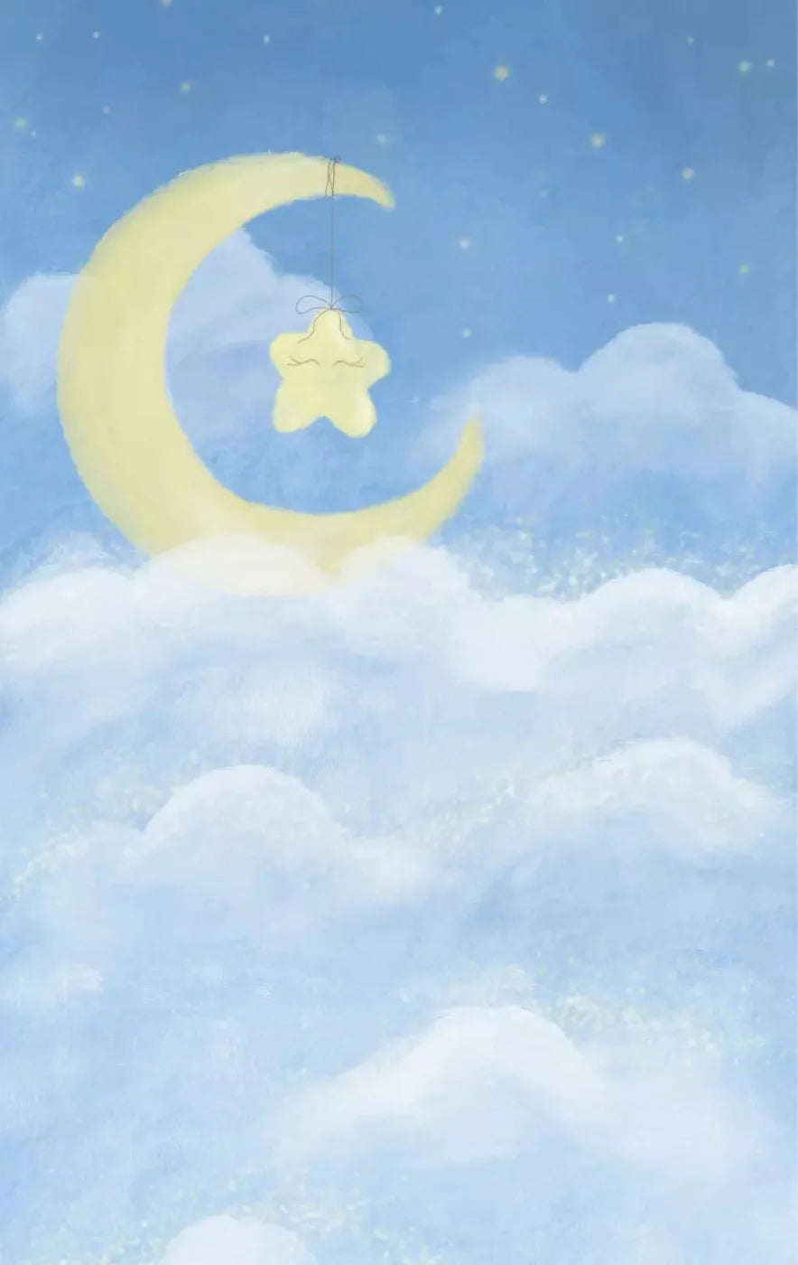 Sleep Tight Blue 10X16 Ultracloth ( 120 X 192 Inch ) Backdrop