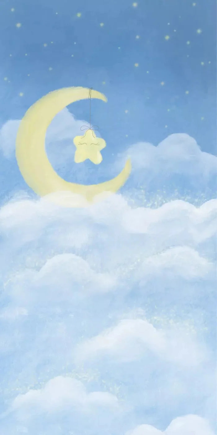 Sleep Tight Blue 10X20 Ultracloth ( 120 X 240 Inch ) Backdrop