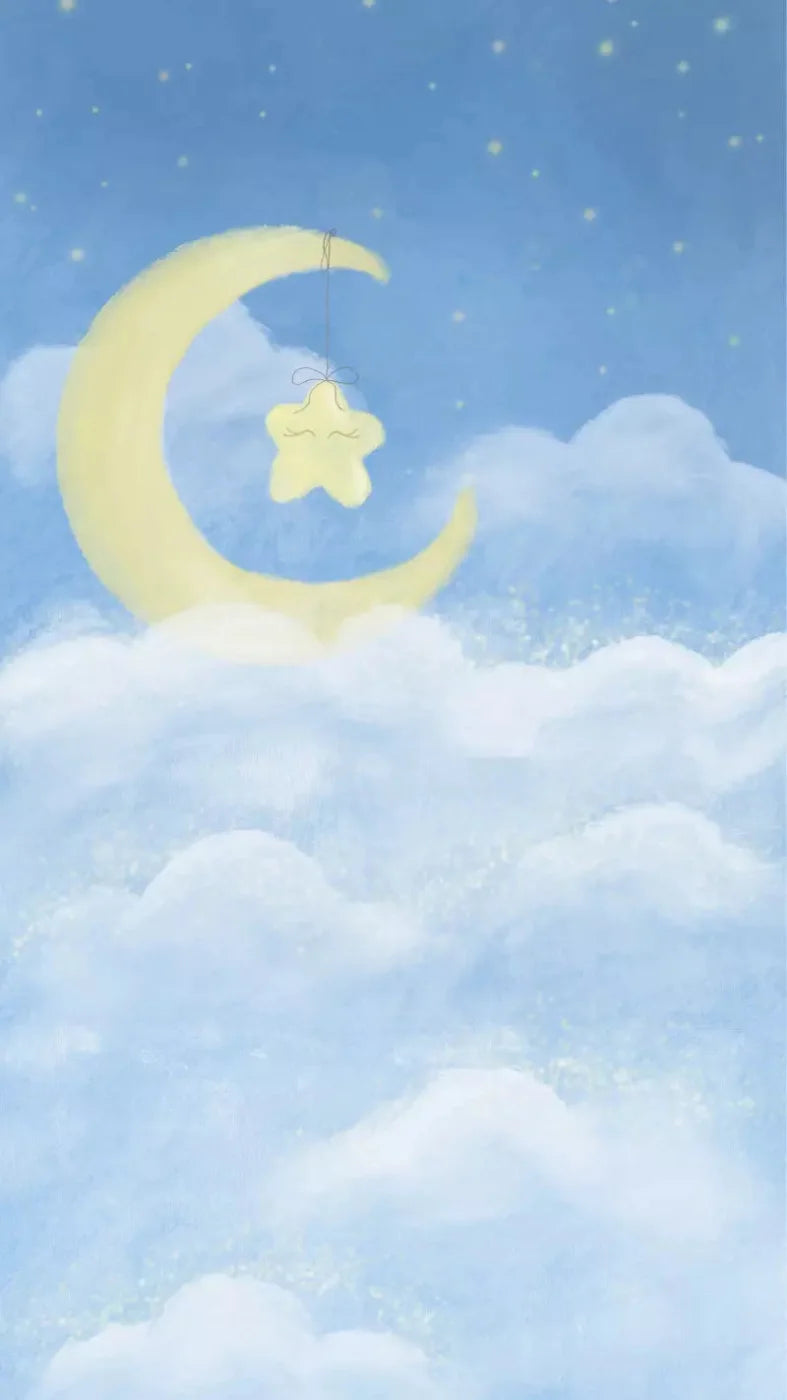 Sleep Tight Blue 8X14 Ultracloth ( 96 X 168 Inch ) Backdrop