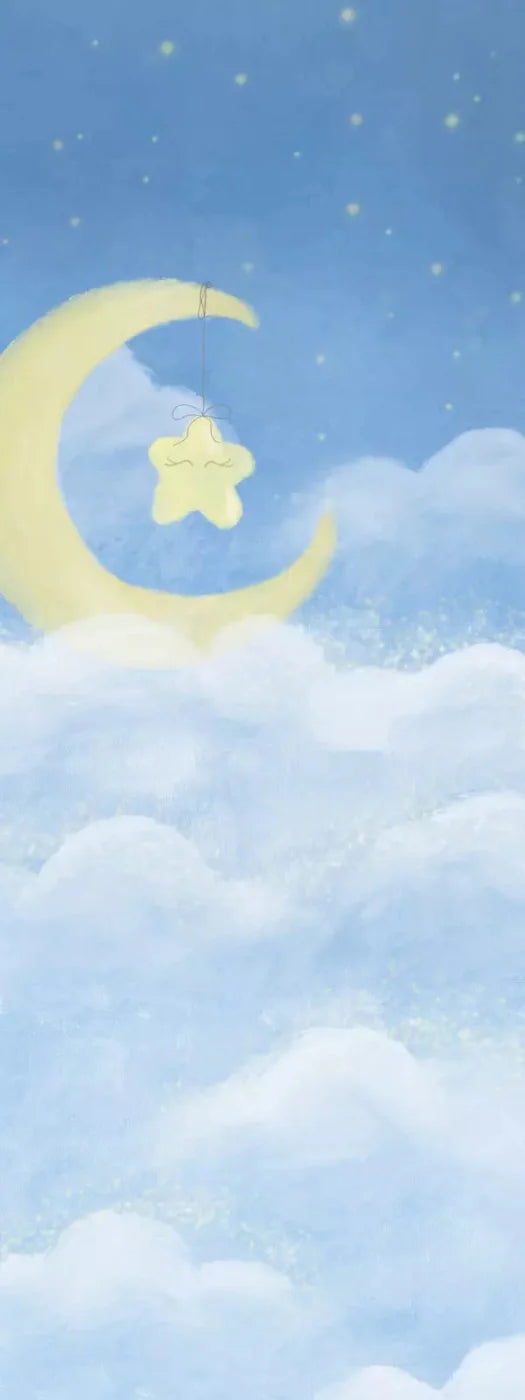 Sleep Tight Blue 8X20 Ultracloth ( 96 X 240 Inch ) Backdrop