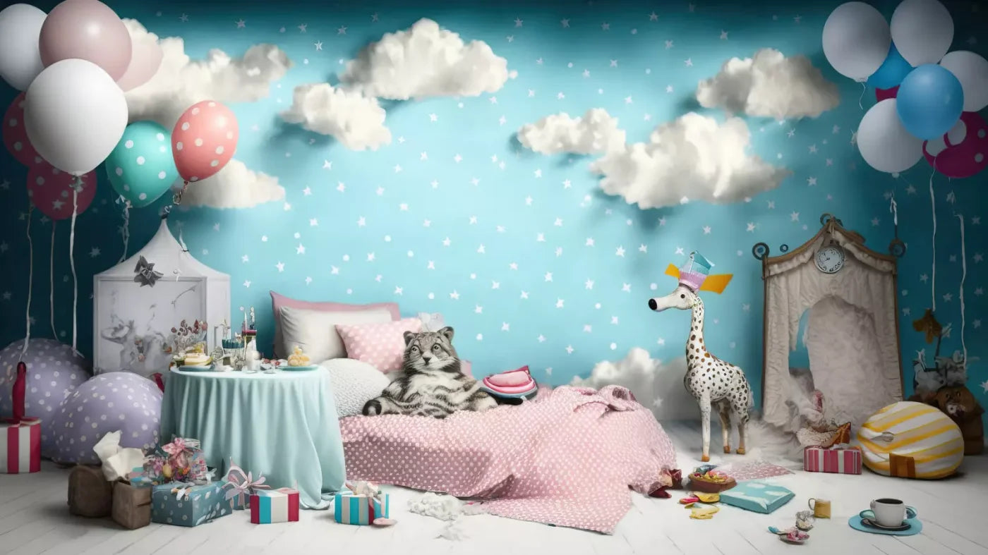 Slumber Party 14’X8’ Ultracloth (168 X 96 Inch) Backdrop