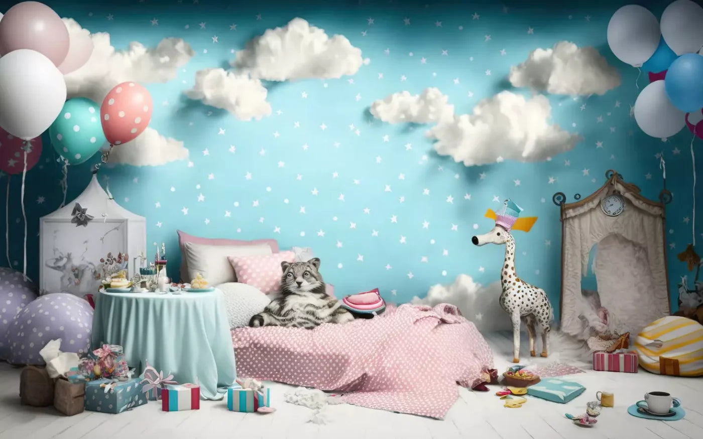 Slumber Party 14’X9’ Ultracloth (168 X 108 Inch) Backdrop