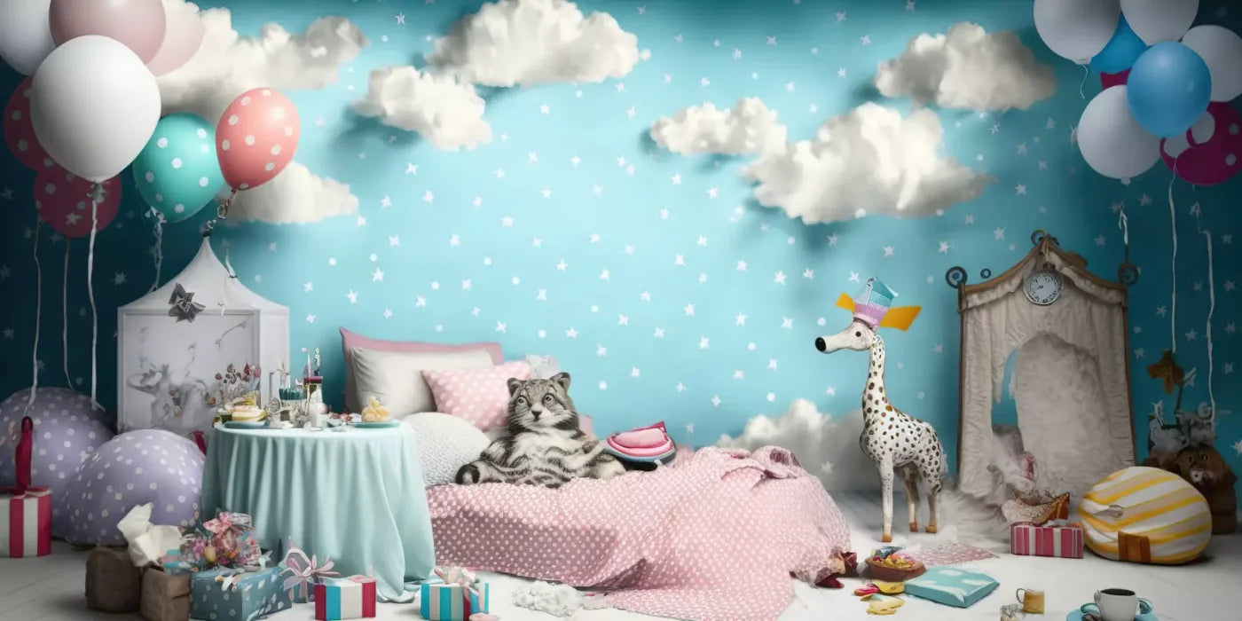Slumber Party 20’X10’ Ultracloth (240 X 120 Inch) Backdrop