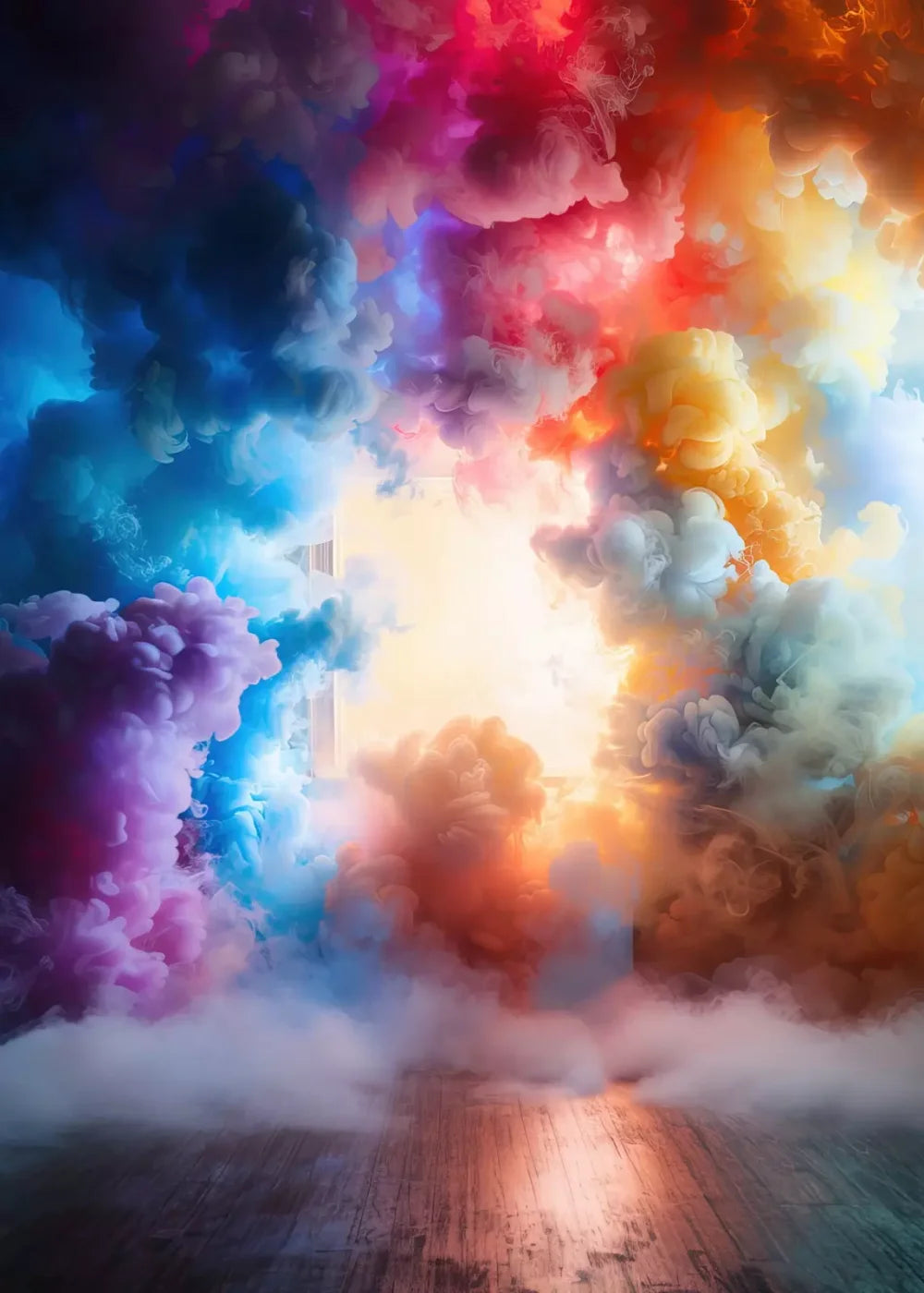 Smoke Color Show 5’X7’ Ultracloth (60 X 84 Inch) Backdrop