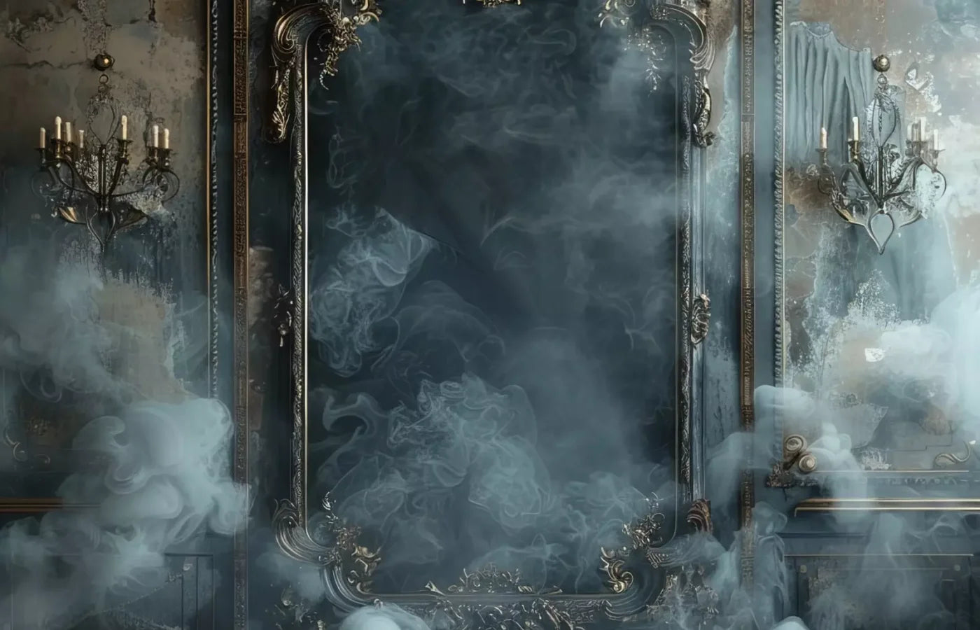 Smoke Mirrors Dark Collection 9 14’X9’ Ultracloth (168 X 108 Inch) Backdrop