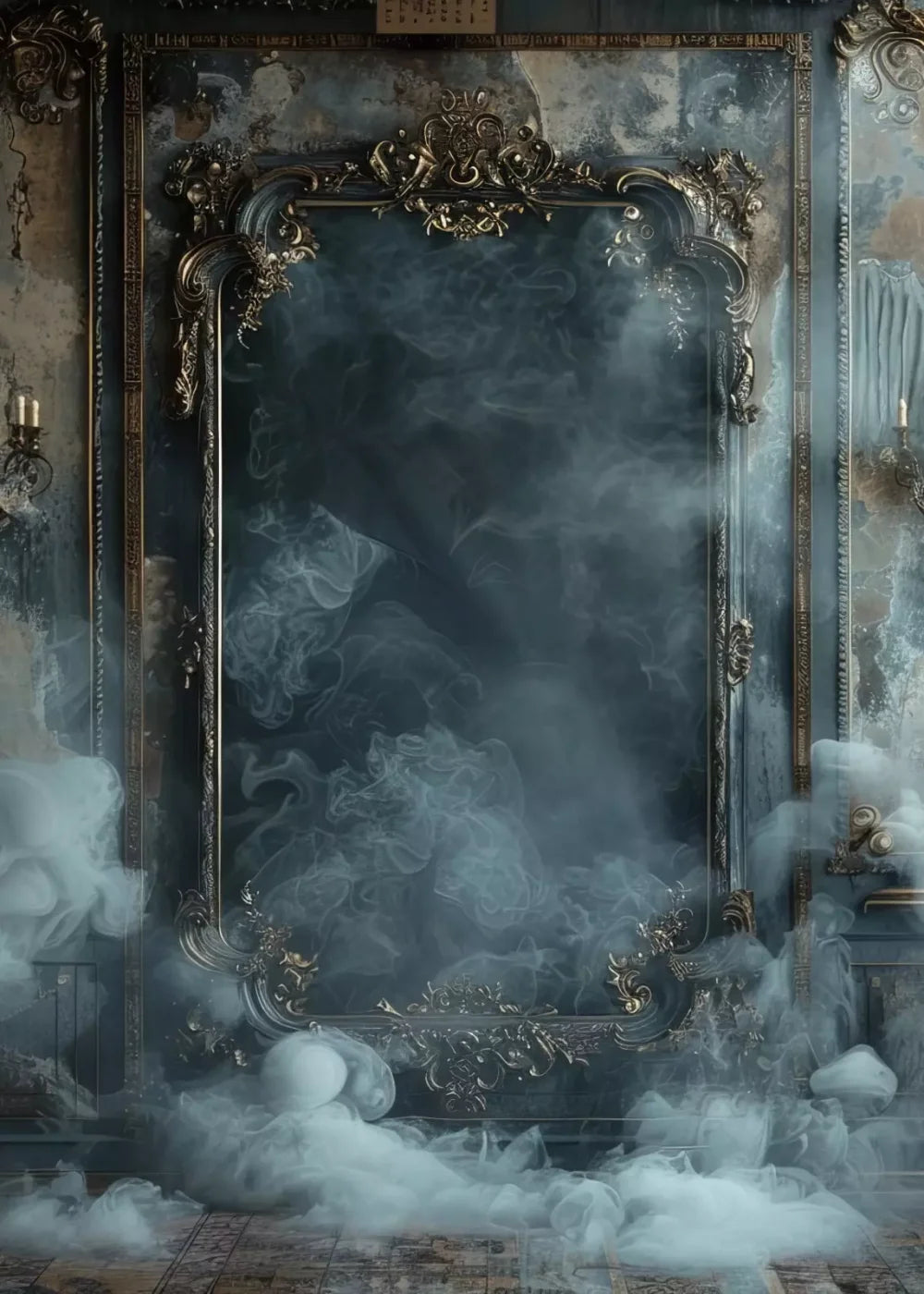 Smoke Mirrors Dark Collection 9 5’X7’ Ultracloth (60 X 84 Inch) Backdrop