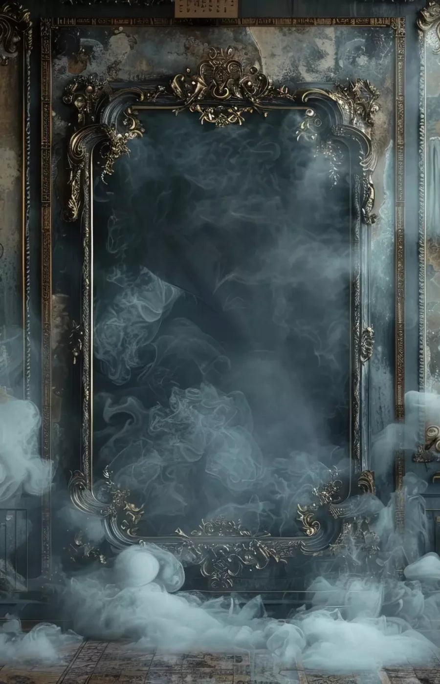 Smoke Mirrors Dark Collection 9 9’X14’ Ultracloth (108 X 168 Inch) Backdrop