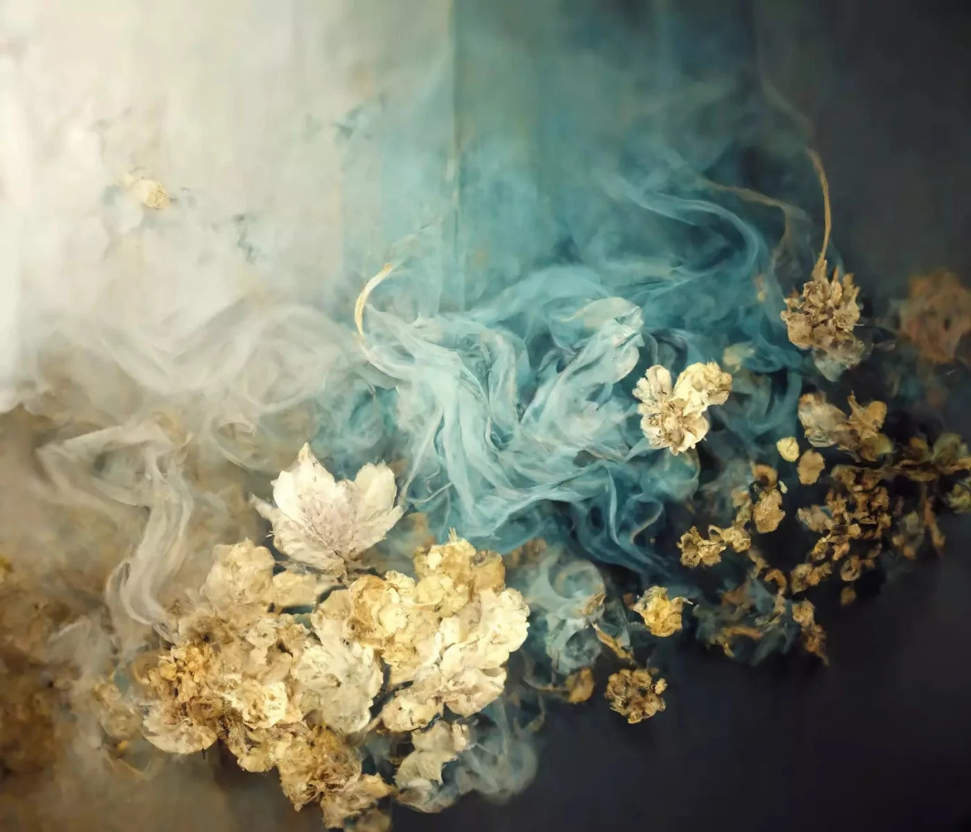 Smoky Flowers 12X10 Ultracloth ( 144 X 120 Inch ) Backdrop