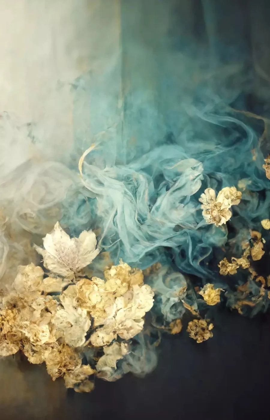 Smoky Flowers 8X12 Ultracloth ( 96 X 144 Inch ) Backdrop