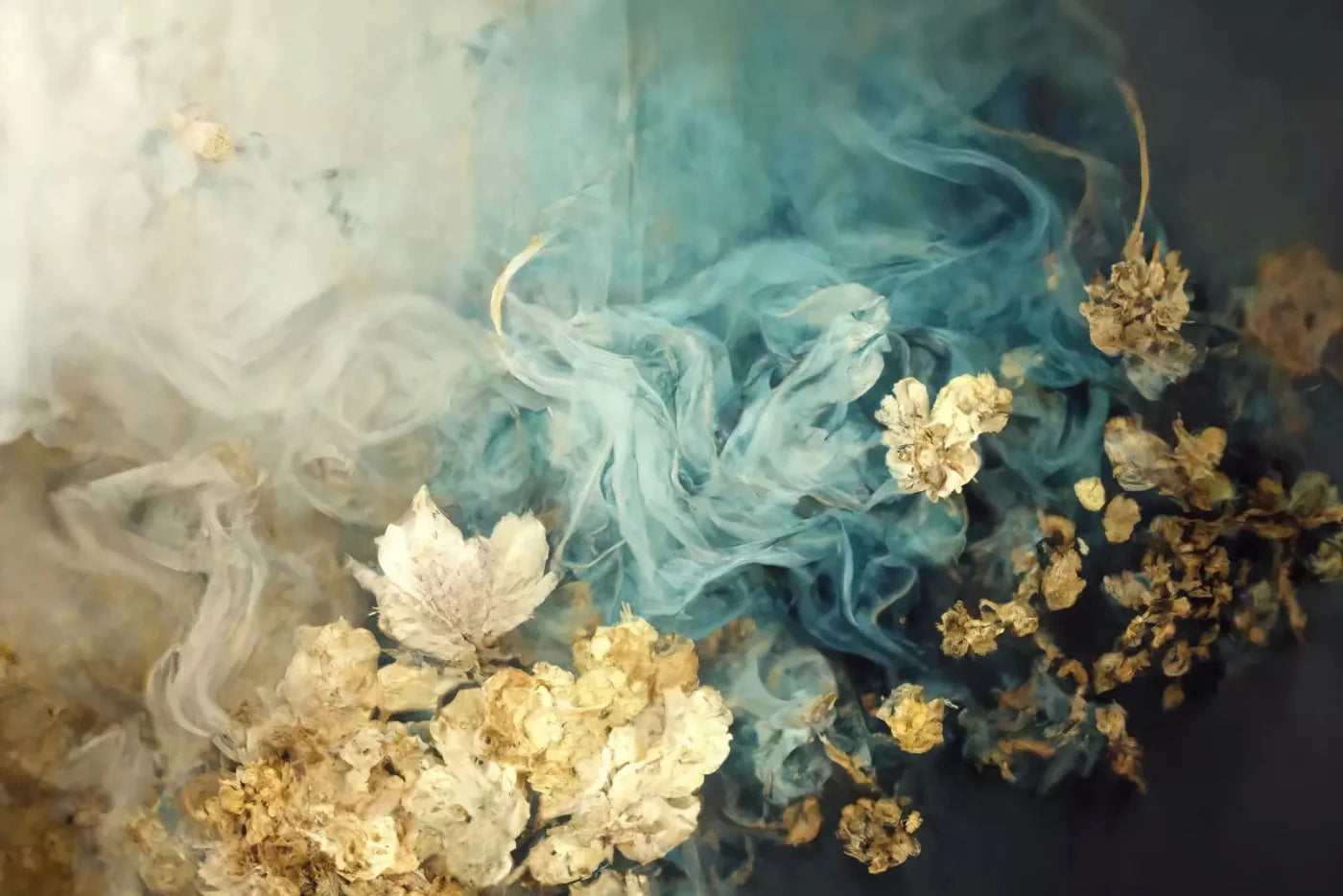 Smoky Flowers 8X5 Ultracloth ( 96 X 60 Inch ) Backdrop