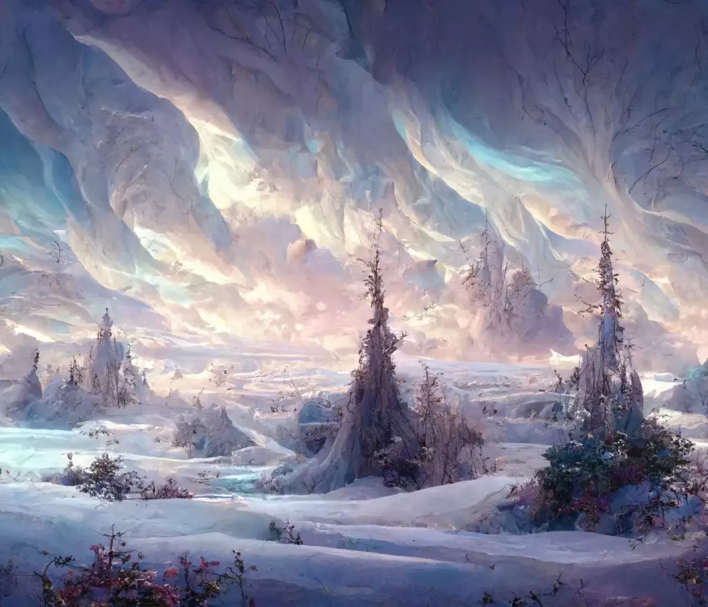 Snow Cave 12’x10’ UltraCloth (144 x 120 inch) Backdrop